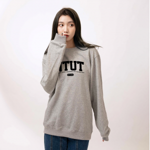 NTUT經典款美式大學T_灰